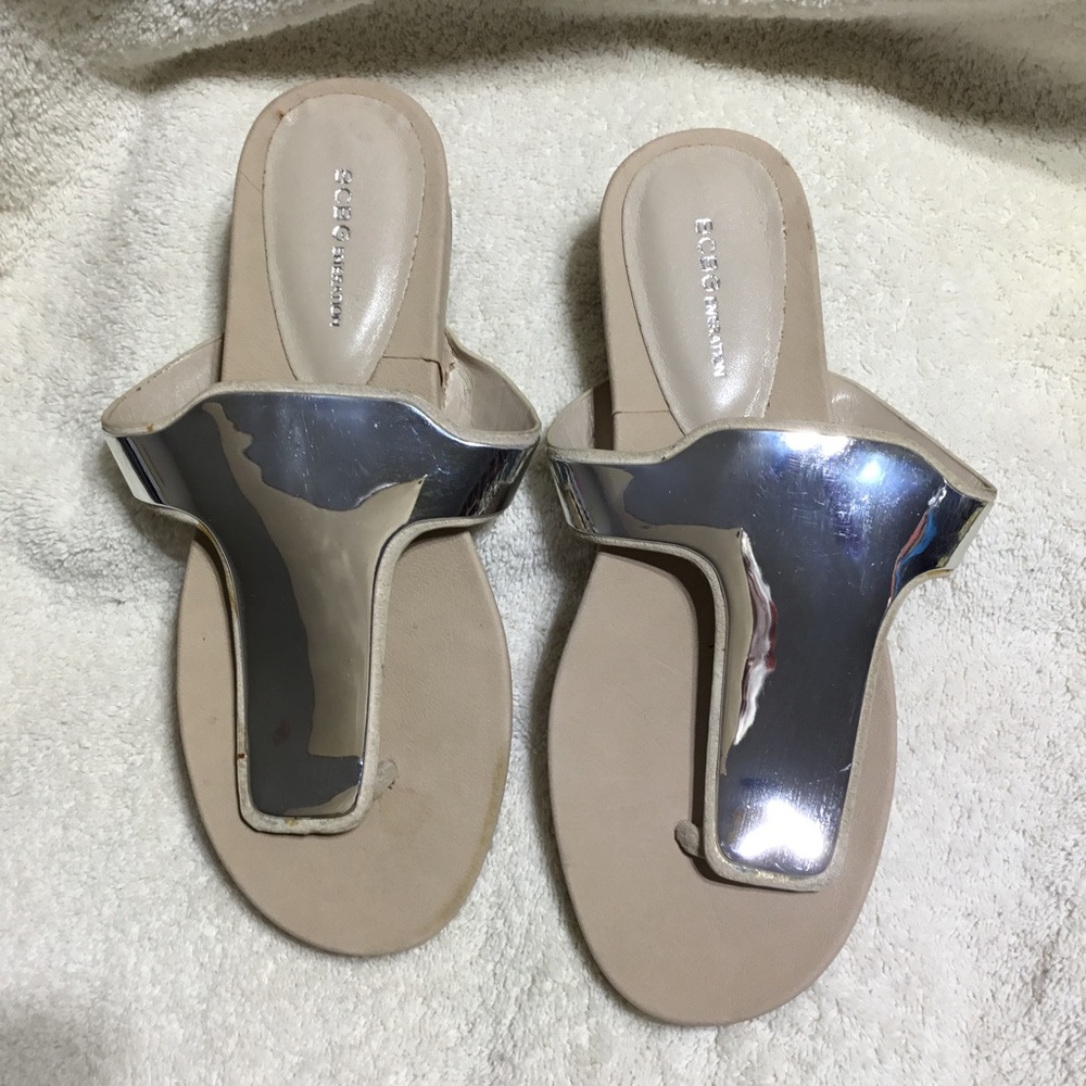BCB Generation mirror scandals, size 6M, NWOT, mirror toe embellishments